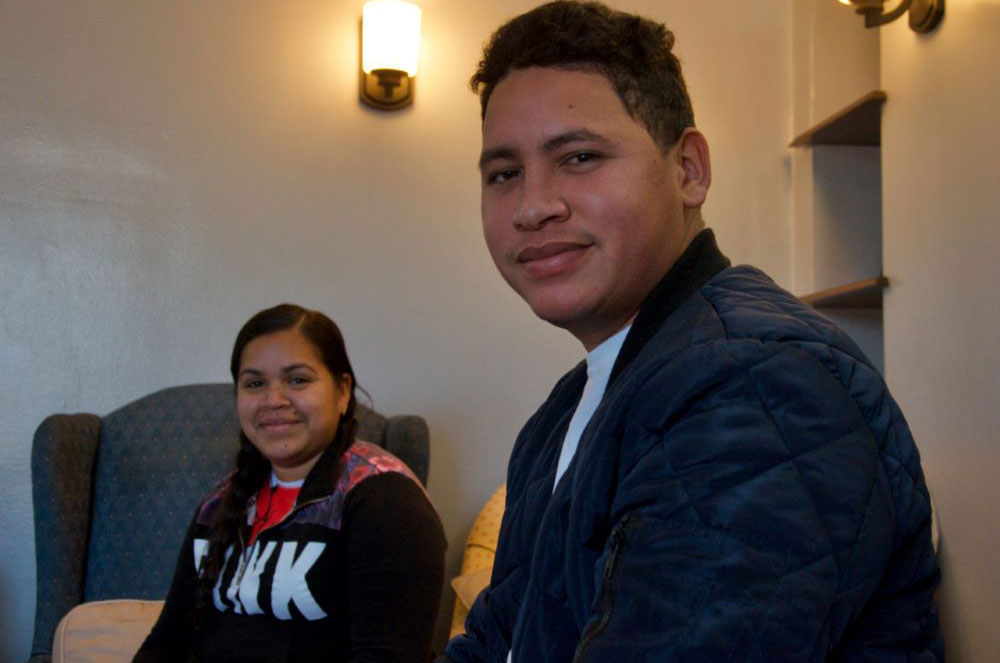 Catherine's Caring Cause Asylum Seekers smiling in a safe space